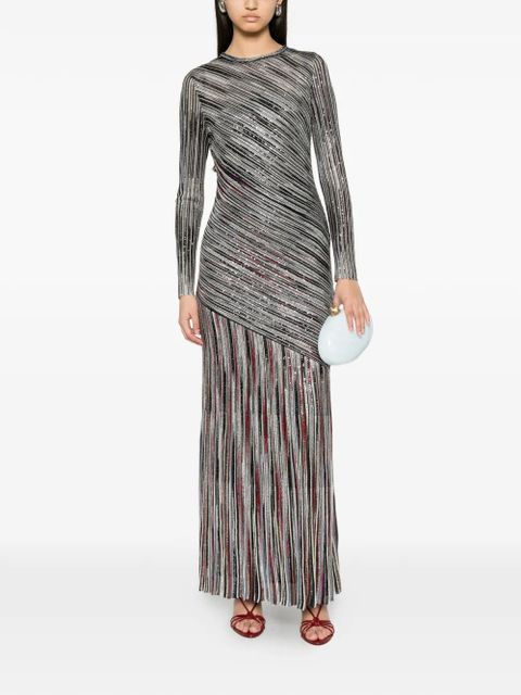 Missoni sequin-embellished striped maxi dress - Black - zdjęcie produktu nr 2