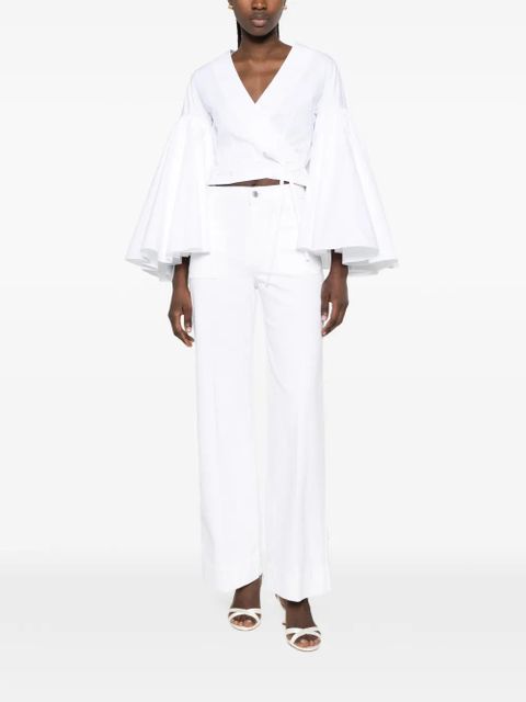 Victoria Beckham belt-loop jeans - White - zdjęcie produktu nr 2