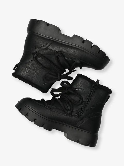 Mexx botki SIGMAR RHYTHM damskie kolor czarny na płaskim obcasie lekko ocieplone MI001708253W-02