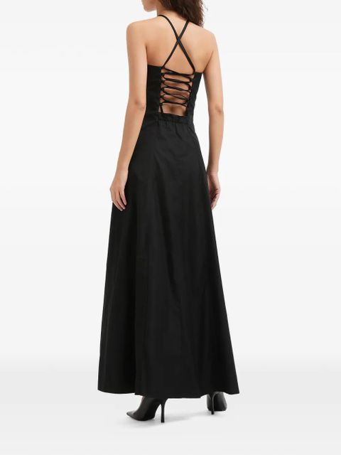 OUR LEGACY crossover strappy maxi dress - Black