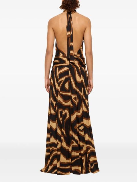 PUCCI Labirinto print sleeveless dress - Black
