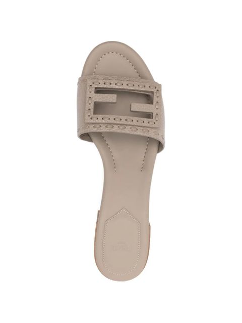 FENDI Baguette heeled sandals - Brown