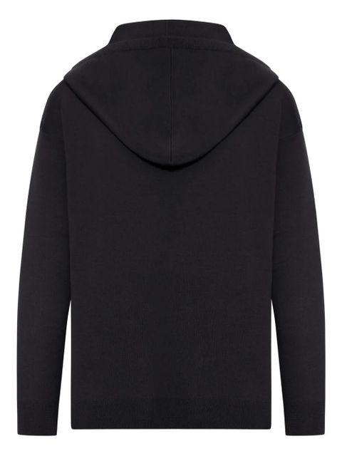 Max Mara velvet-logo hoodie - Black - zdjęcie produktu nr 2