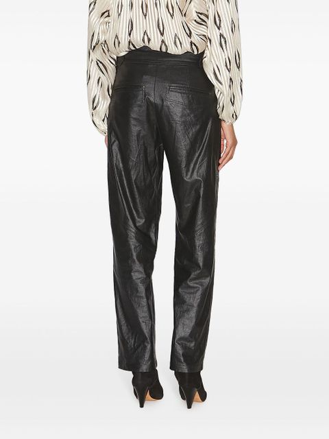 ISABEL MARANT Fidji straight trousers - Black