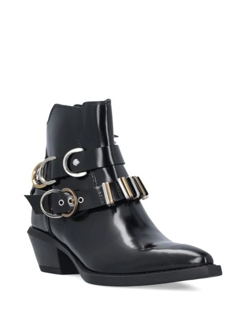 PINKO 50mm buckle strap boots - Black - zdjęcie produktu nr 2
