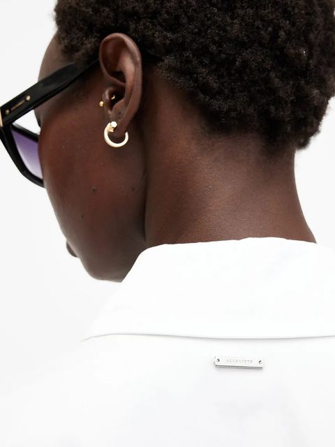 AllSaints koszula bawełniana MOIRA damska kolor biały regular z kołnierzykiem klasycznym W083PB