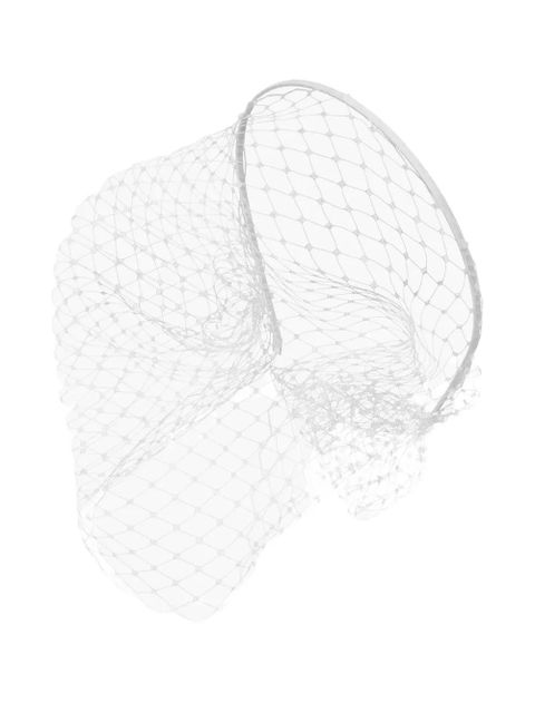 Jennifer Behr silk voilette - White - zdjęcie produktu nr 1