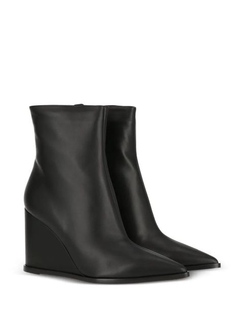 Gianvito Rossi wedge-heel boots - Black - zdjęcie produktu nr 2