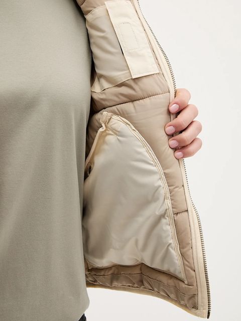 Dickies kurtka kolor beżowy zimowa DK0A87OJ