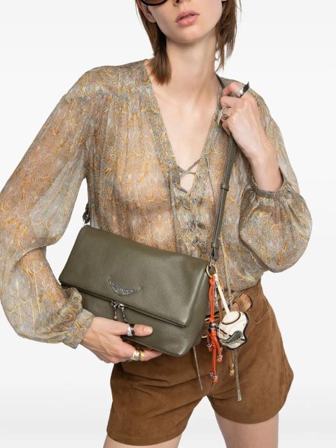 Zadig&Voltaire Rocky wings chain-strap shoulder bag - Green - zdjęcie produktu nr 2