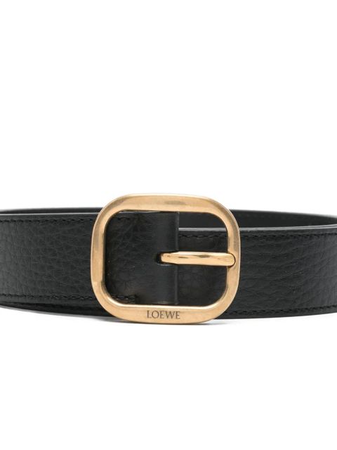 LOEWE leather buckle belt - Black - zdjęcie produktu nr 2