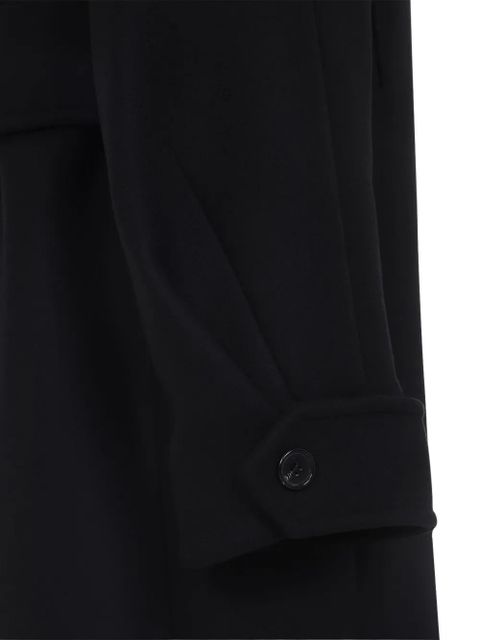 KHAITE wool double-breasted coat - Black