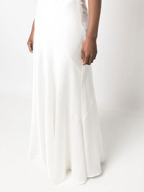 Cult Gaia A-line long skirt - White