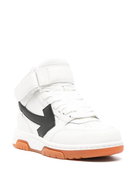 Off-White Out of Office logo-patch leather sneakers - zdjęcie produktu nr 2