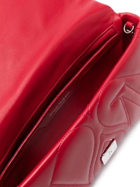 Alexander McQueen small Seal clutch bag - Red