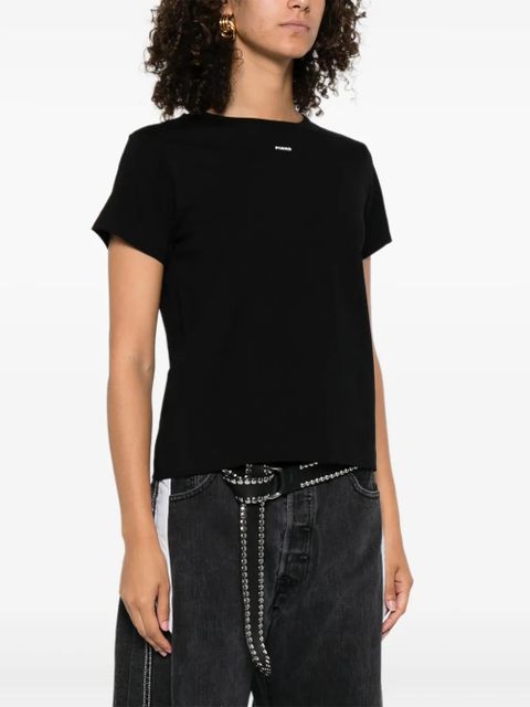 PINKO crew-neck short-sleeve top - Black