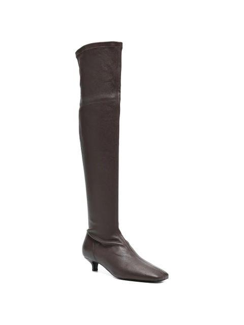 TOTEME nappa knee-high boots - Brown - zdjęcie produktu nr 2