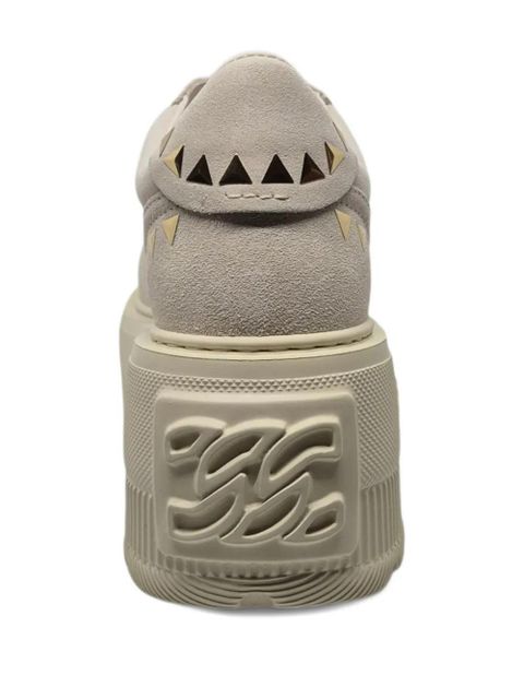 Casadei Nexus studded platform trainers - Neutrals - zdjęcie produktu nr 2