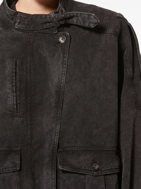 ISABEL MARANT Isalya belted pocket jacket - Black