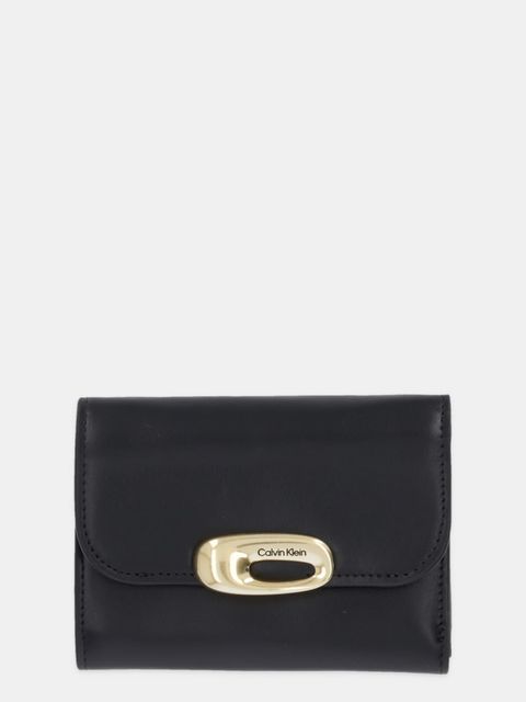 Calvin Klein portfel skórzany damski kolor czarny LV04F1116G - zdjęcie produktu nr 1