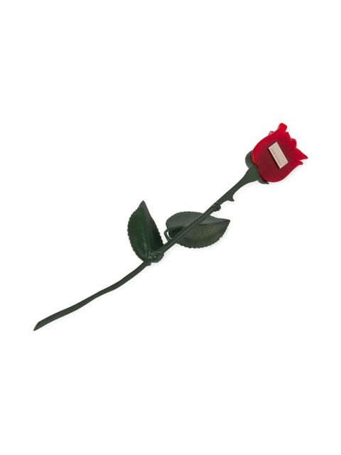 Moschino rose brooch - Red - zdjęcie produktu nr 2