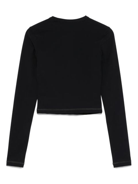 Jil Sander cropped swim top - Black - zdjęcie produktu nr 2