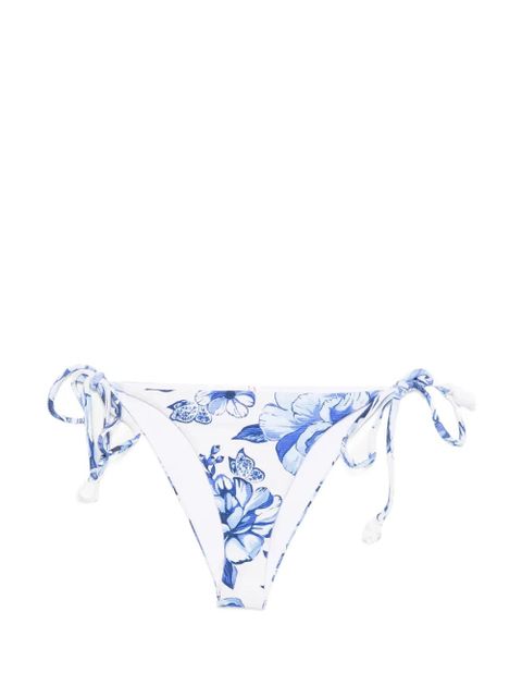 FARM Rio tie-side floral bikini bottoms - White - zdjęcie produktu nr 1