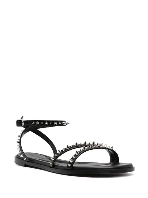 Alexander McQueen spike-stud leather sandals - Black - zdjęcie produktu nr 2