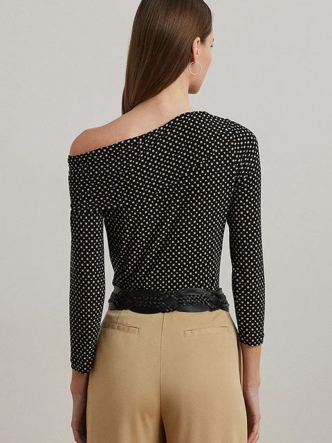 Lauren Ralph Lauren bluzka damski kolor czarny lekki 200971282 - zdjęcie produktu nr 2