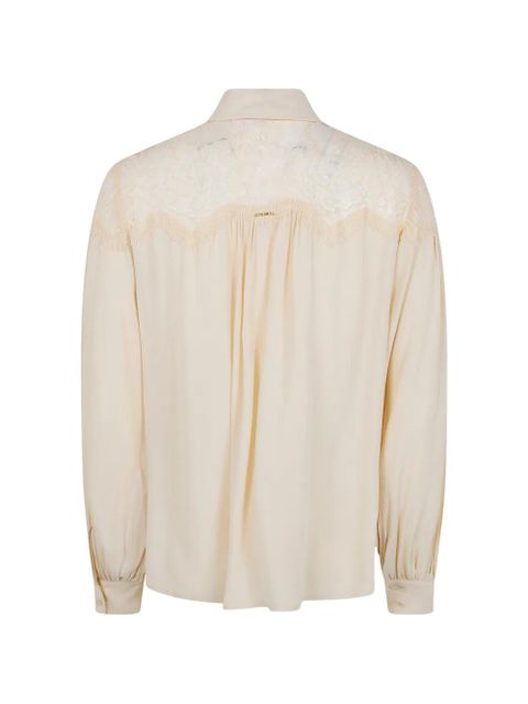 TWINSET lace-trim shirt - Neutrals - zdjęcie produktu nr 2