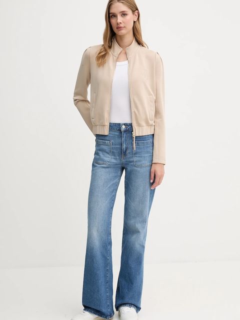 Joop! bluza damska kolor beżowy gładka 30047776 - zdjęcie produktu nr 2