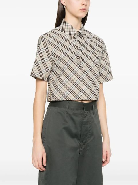 Burberry checked shirt - Neutrals