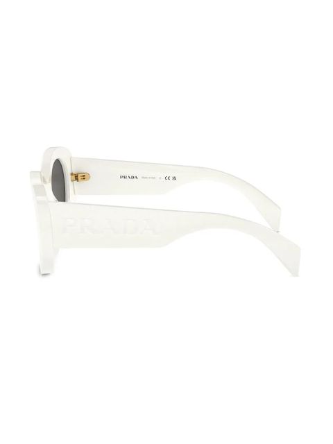 Prada Eyewear logo-embossed sunglasses - White