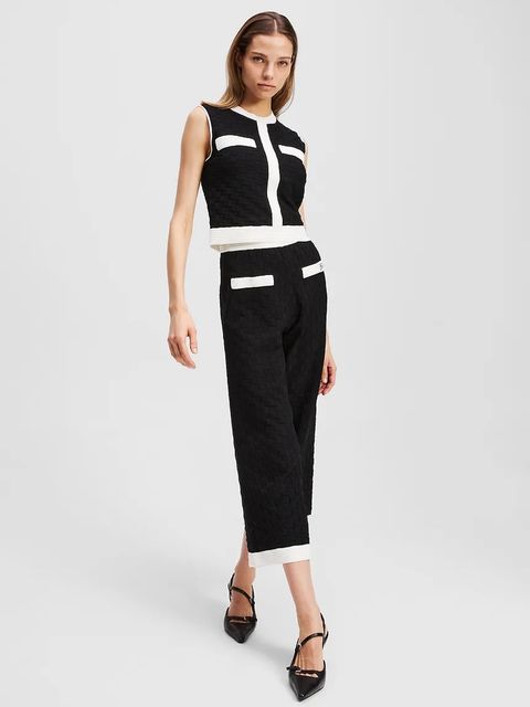 Karl Lagerfeld kamizelka damski kolor czarny A3W18020