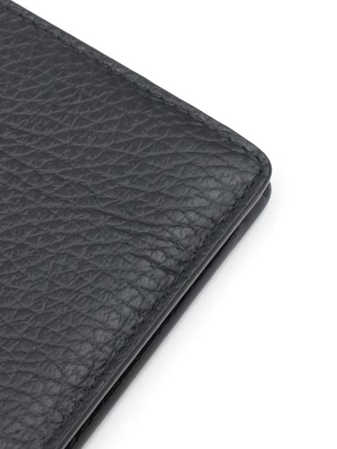 Maison Margiela four-stitch leather bi-fold wallet - Black
