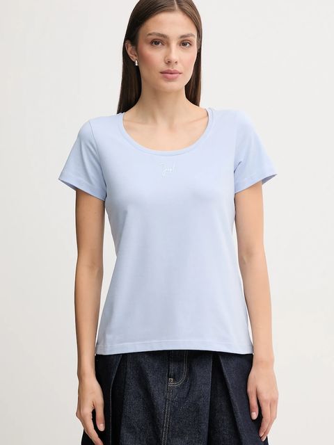 Joop! t-shirt damski kolor niebieski 30046199 - zdjęcie produktu nr 1
