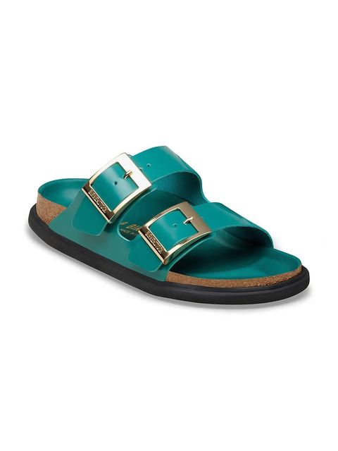 Birkenstock klapki skórzane Arizona Droplet Buckle - zdjęcie produktu nr 1