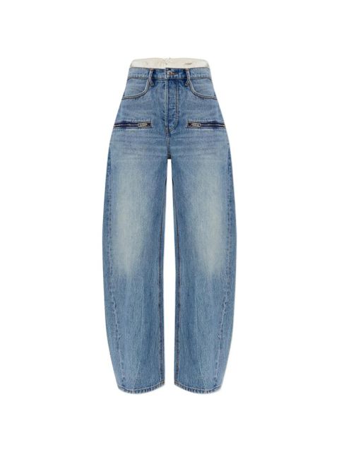 Alexander Wang zip cotton jeans - Blue - zdjęcie produktu nr 1