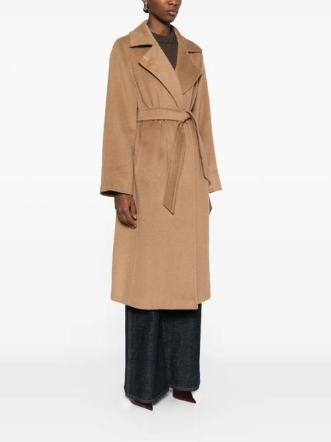 Max Mara Manuela belted coat - Brown