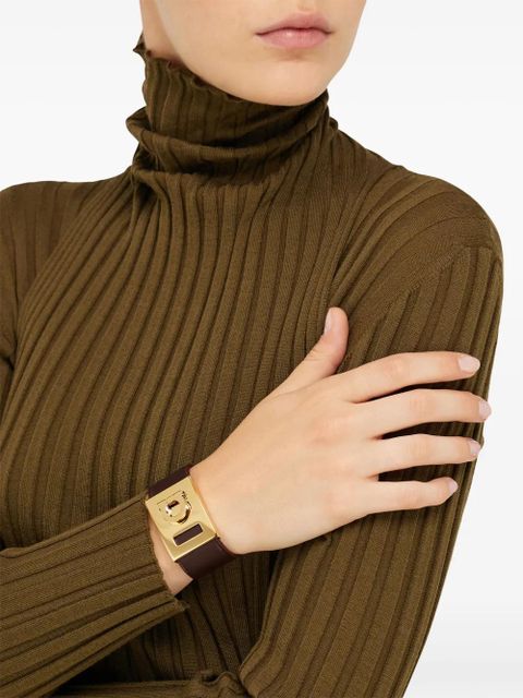 Ferragamo Gancini bracelet - Brown