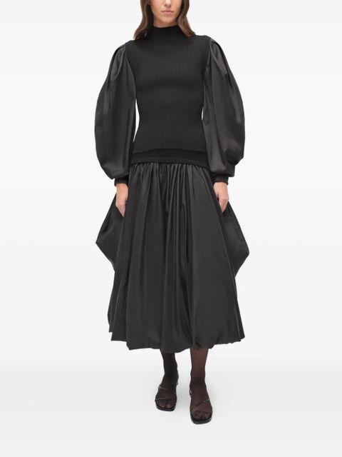 Simkhai Jackie long-sleeve blouse - Black