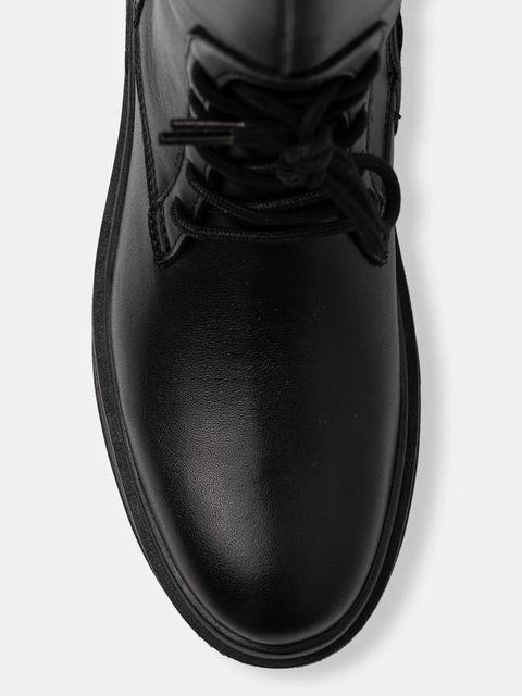 Liu Jo kozaki skórzane ANDREA 04 kolor czarny na platformie lekko ocieplone SF5125P010222222