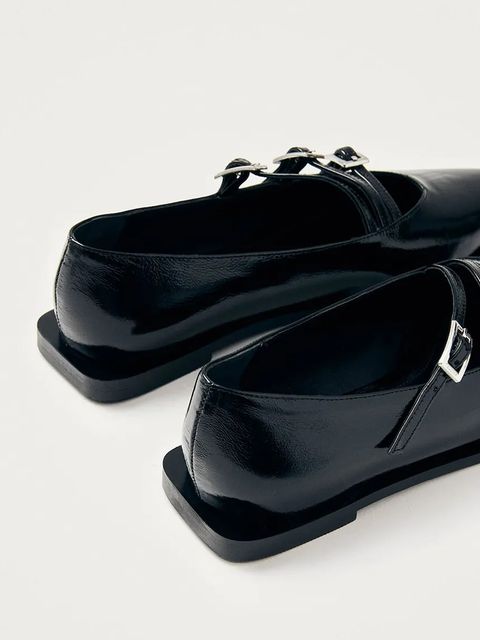 Alohas baleriny skórzane Jive kolor czarny S100839-01