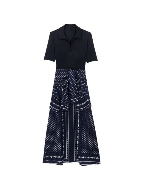 Maje polka-dot maxi dress - Blue - zdjęcie produktu nr 2