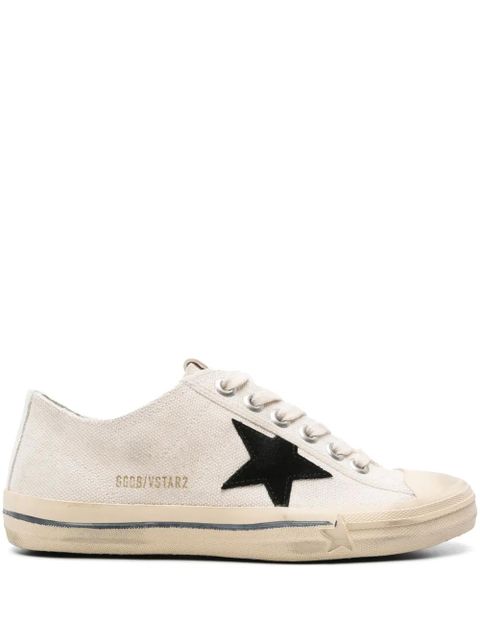Golden Goose Star-patch canvas sneakers - White - zdjęcie produktu nr 1