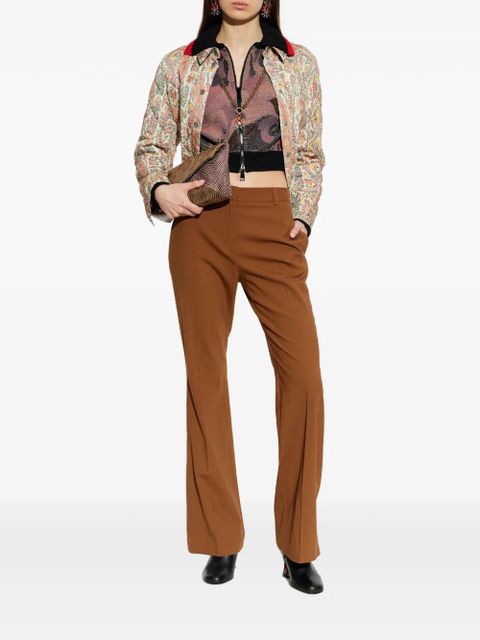 ETRO floral-jacquard zip-up jacket - Pink - zdjęcie produktu nr 2