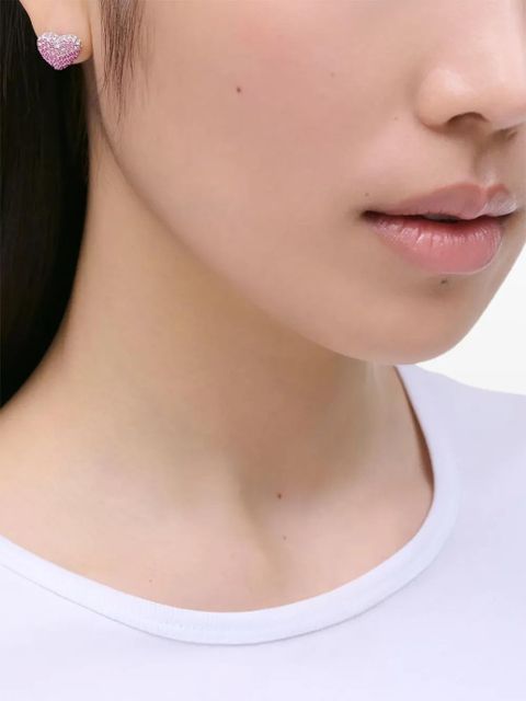 Marc Jacobs The Pavé Balloon Heart earrings - Silver