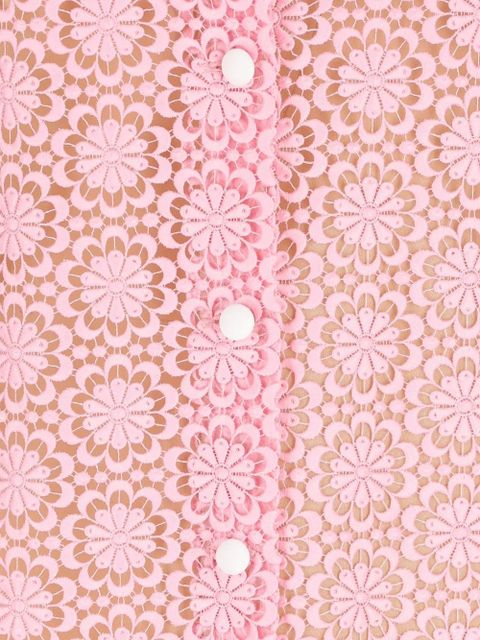 Miu Miu floral-motif midi dress - Pink