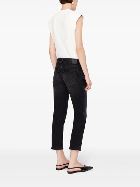 ANINE BING Nix cropped jeans - Black
