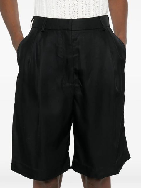 The Frankie Shop Marfa pleated shorts - Black